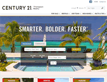 Tablet Screenshot of century21thompson.com